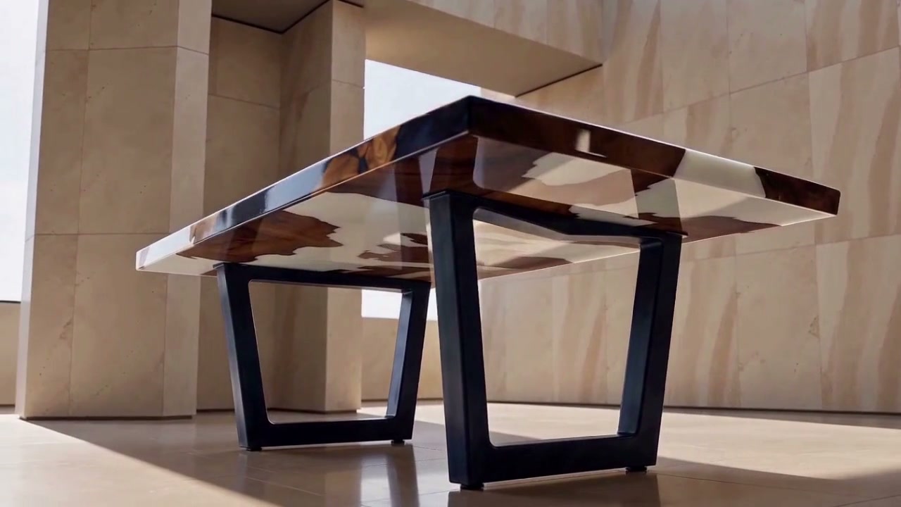 Tables en bois de suar — films de la collection
